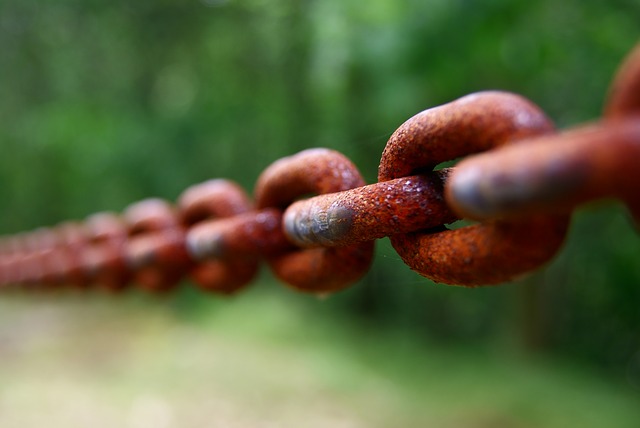 rusty chain