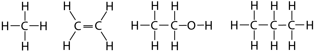 4 organic molecules