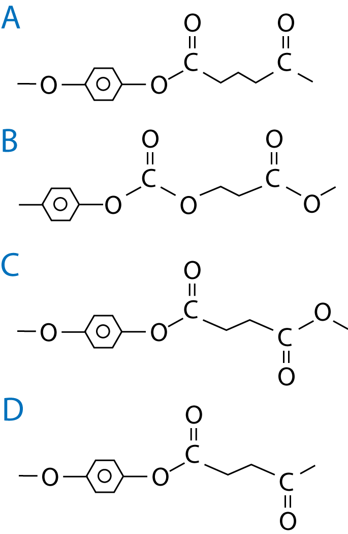 4 x condensation polymerisation options