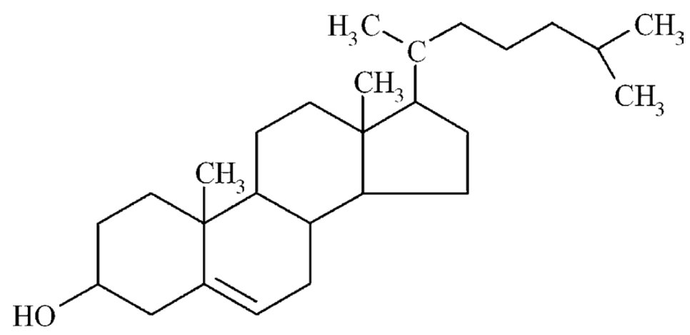 molecule diagram of cholesterol