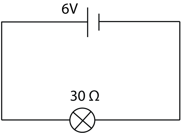 bulb and cell calculation, diagram